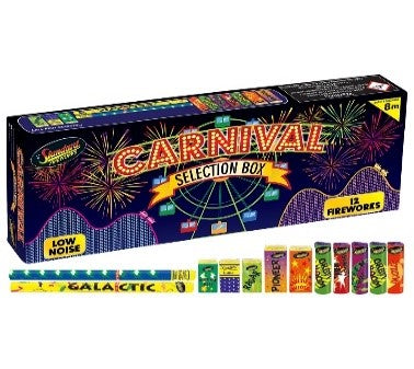 Standard Fireworks | Carnival Low Noise Selection Box