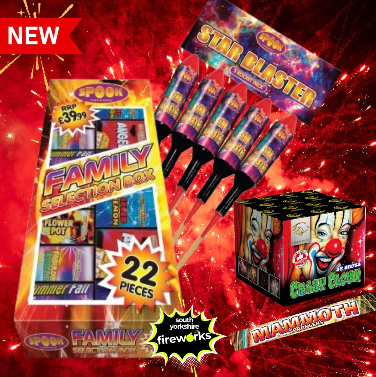 South Yorkshire Fireworks | Family 2026 Bundle