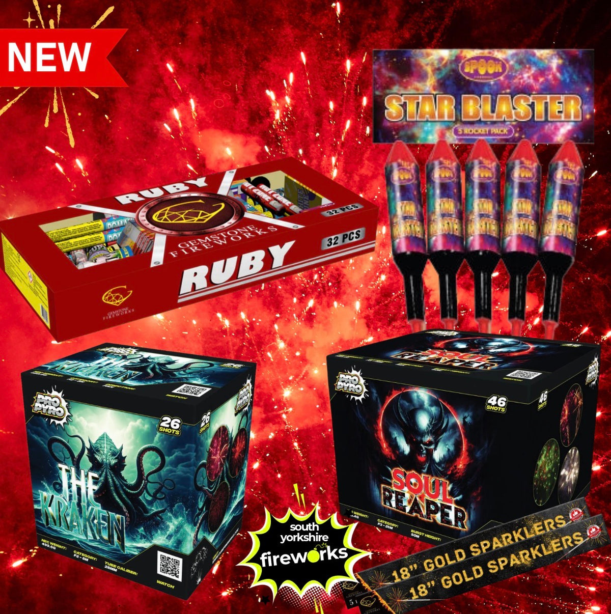 South Yorkshire Fireworks | Pro Pyro Bundle