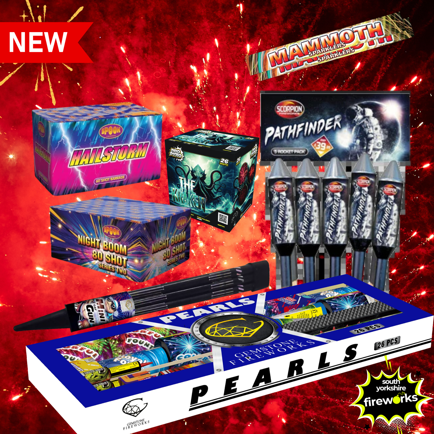 South Yorkshire Fireworks | Shots Bundle