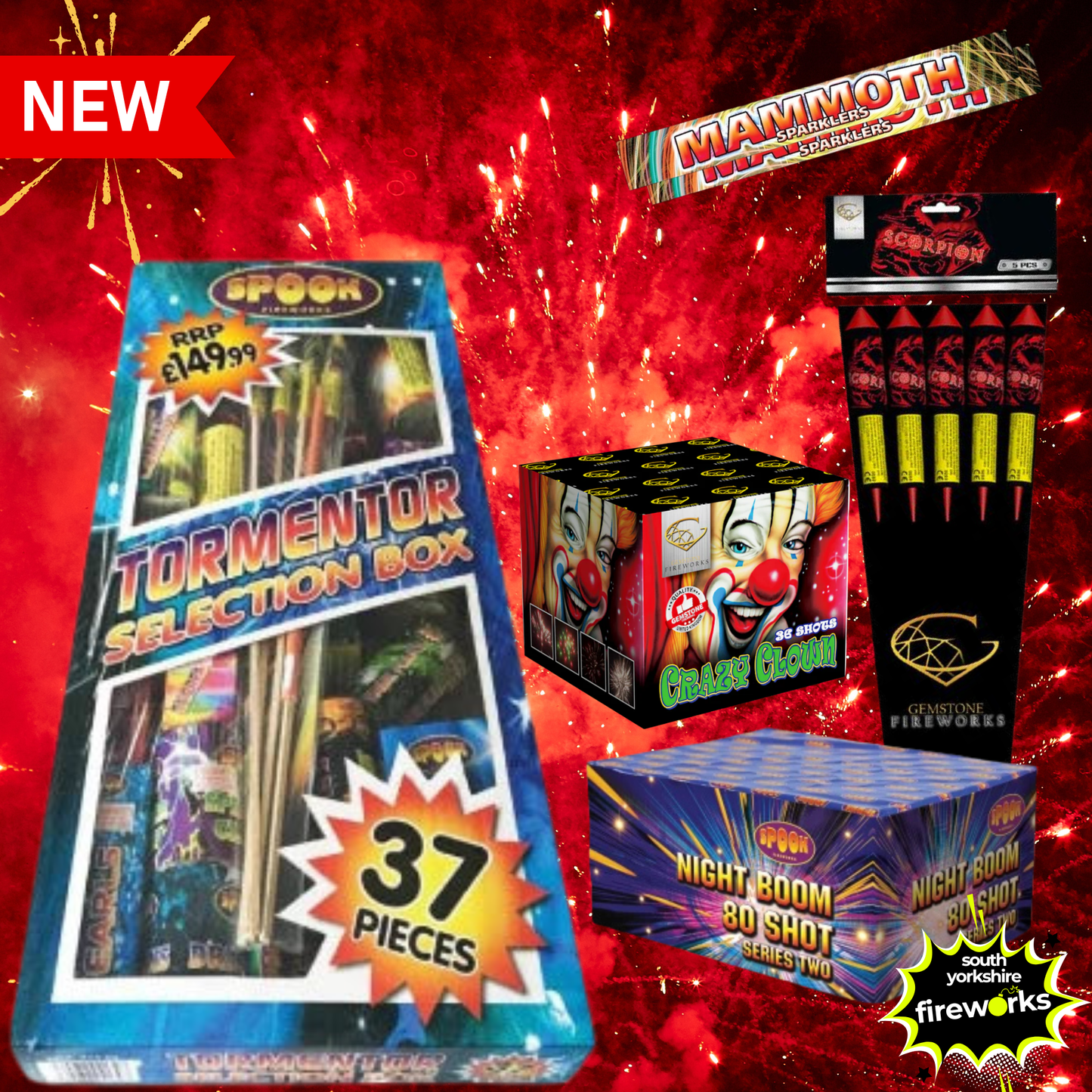 South Yorkshire Fireworks | Boom & Bloom Bundle
