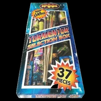Spook Fireworks | Tormentor 37 Piece Selection Box