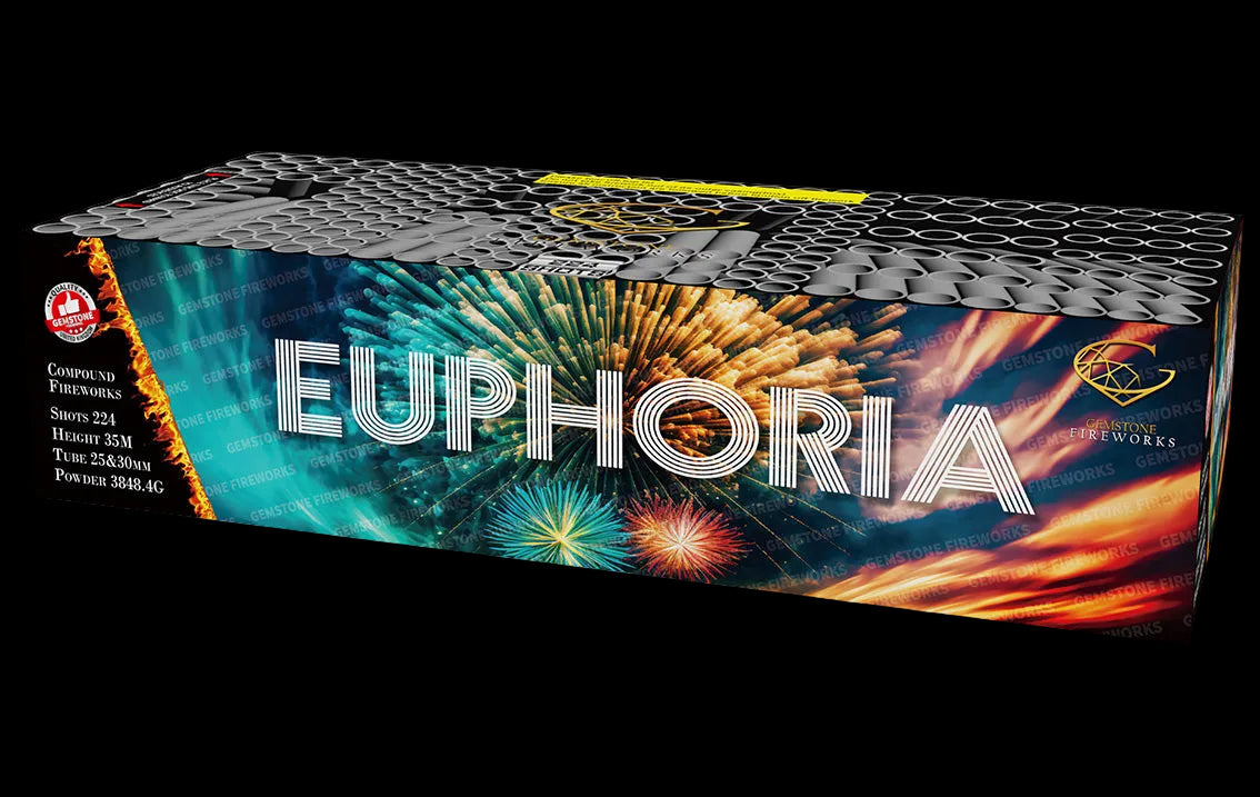 Gemstone Fireworks | Euphoria 224 Shot Barrage
