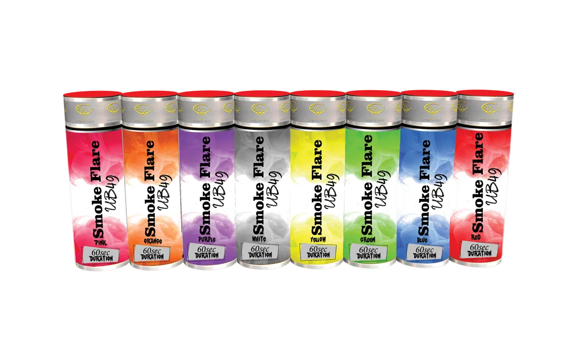 Gemstone Fireworks | Smoke Flare UB49 60 Seconds