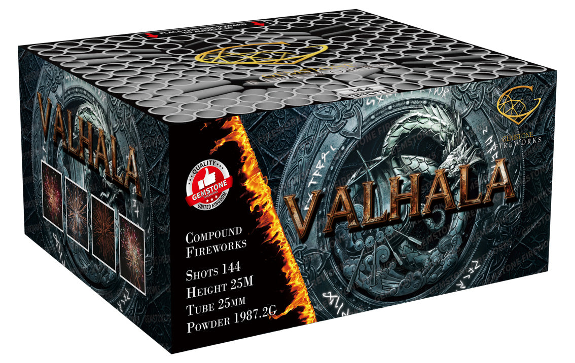 Gemstone Fireworks | Valhala Compound Barrage