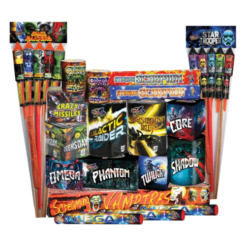 Cosmic Fireworks | Mardi Gras Display Pack