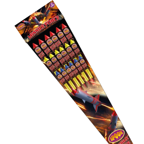 Spook Fireworks | Missile Force Rocket 18 Pack