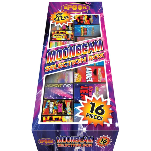 Spook Fireworks | Moonbeam 16 Piece Selection Box