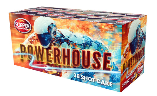 Scorpion Fireworks 36 Shot Power House Barrage