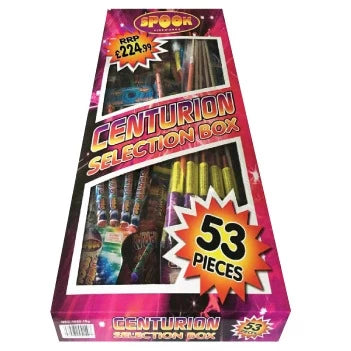 Spook Fireworks | Centurion 53 Piece Selection Box