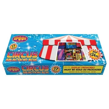 Spook Fireworks | Circus 17 Piece Selection Box