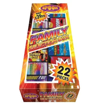 Spook Fireworks | Family 22 Piece Selection Box