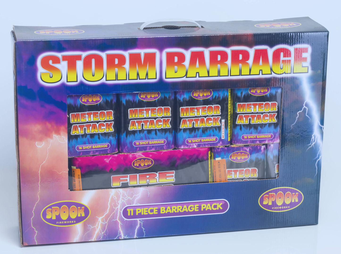 Spook Fireworks | Storm 11pc Barrage Pack