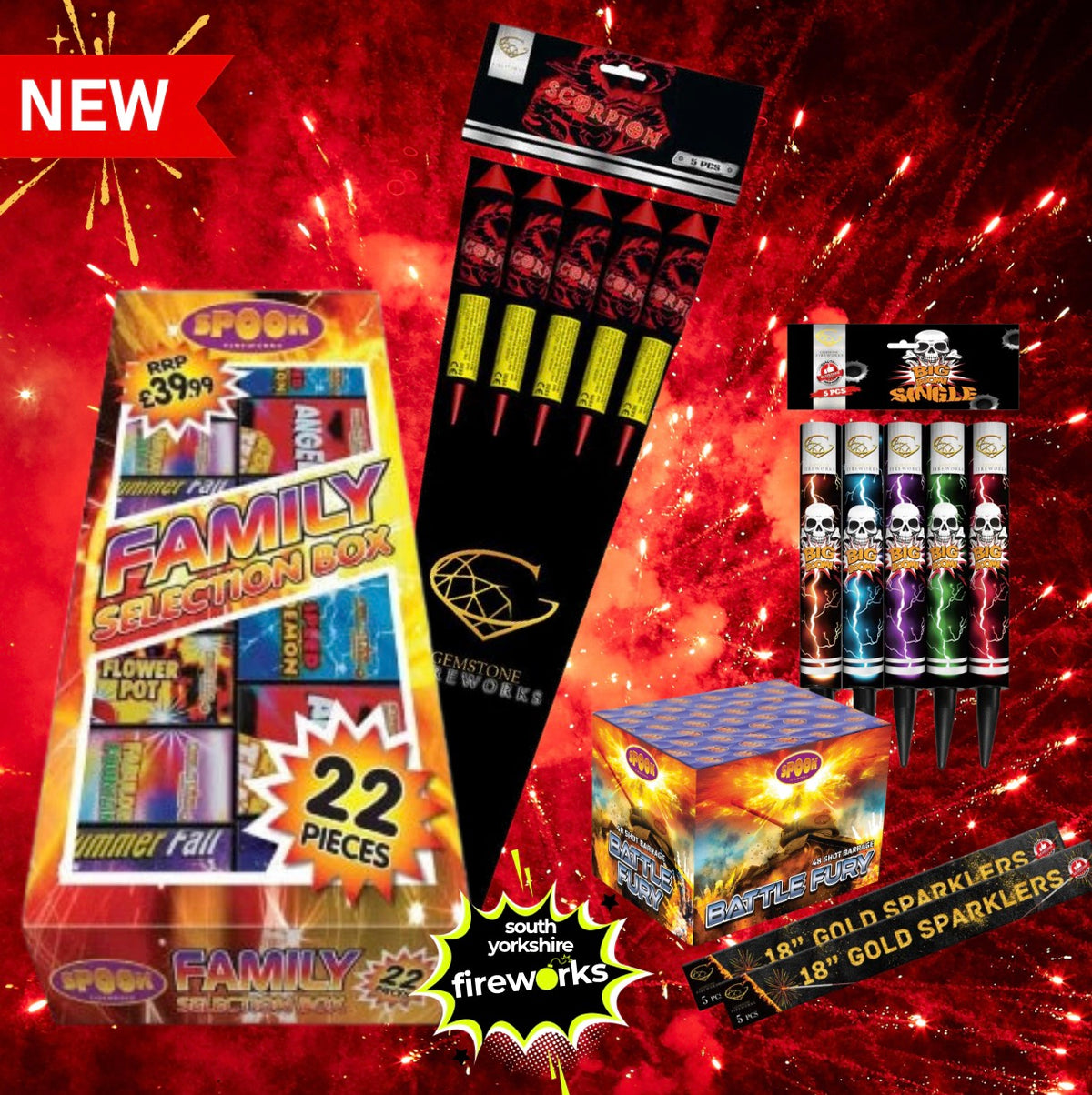 South Yorkshire Fireworks | 2026 Garden Bundle