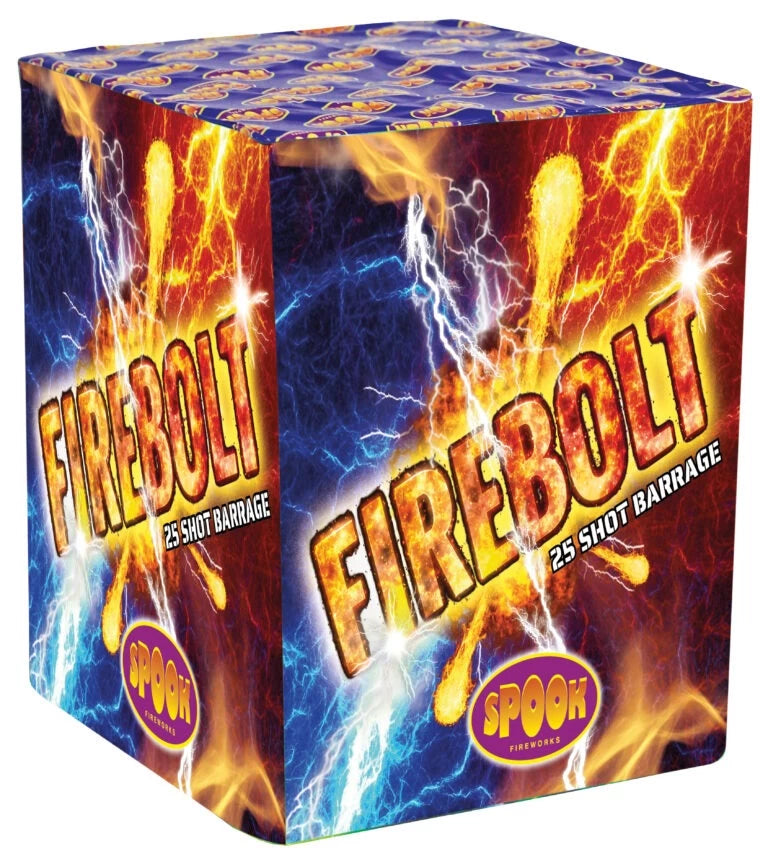 Spook Fireworks | Firebolt 25 Shot Barrage