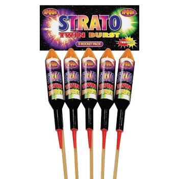 Spook Fireworks | Strato Twin Burst Rocket Pack