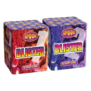 Spook Fireworks | Blister 1 & 2 16 Shot Barrage Pack