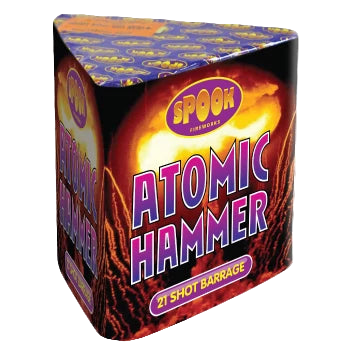 Spook Fireworks | Atomic Hammer 21 Shot Barrage