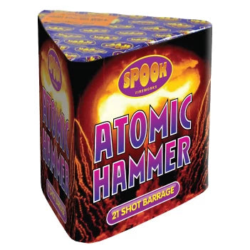 Spook Fireworks | Atomic Hammer 21 Shot Barrage