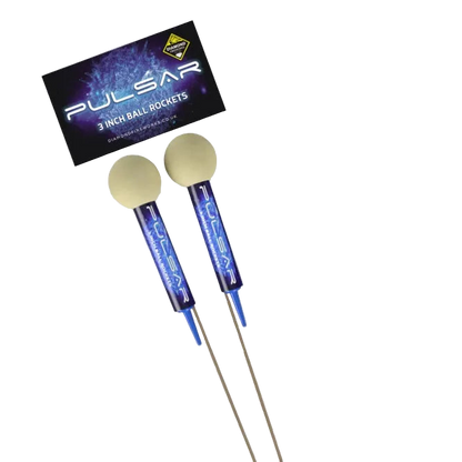 Diamond Fireworks | Pulsar 3 Inch Shell Head Rockets