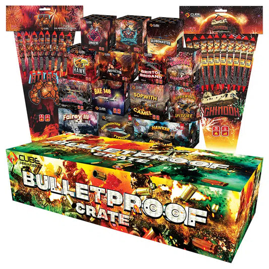 Cube Fireworks | Bulletproof 32 Piece Display Crate