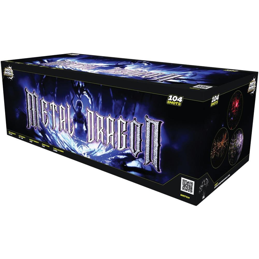 Pro Pyro | Metal Dragon 104 Shot Display Barrage