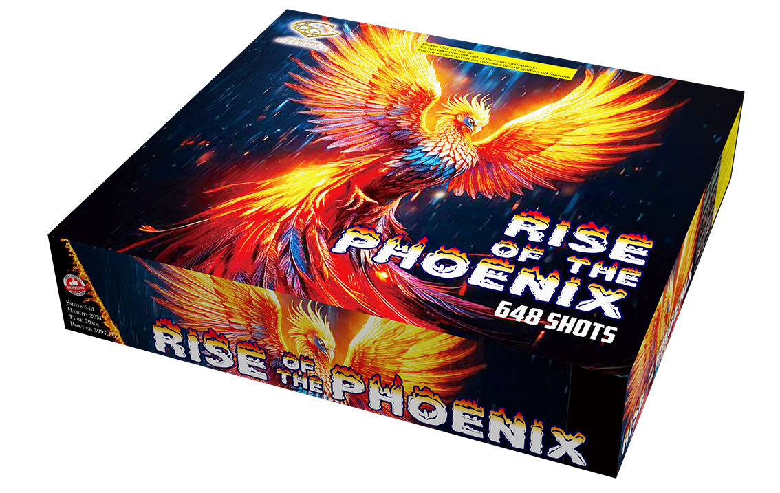 Gemstone Fireworks | Rise Of The Phoenix 648 Shot Display Barrage