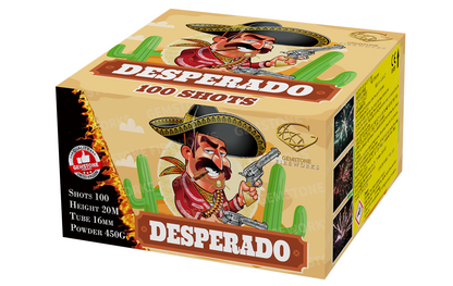 Gemstone Fireworks | Desperado 100 Shot Barrage