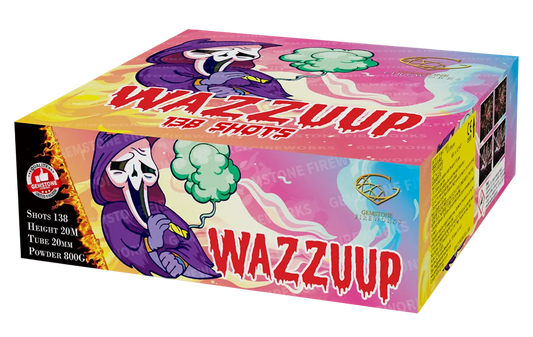 Gemstone Fireworks | Wazuup 138 Shot Barrage