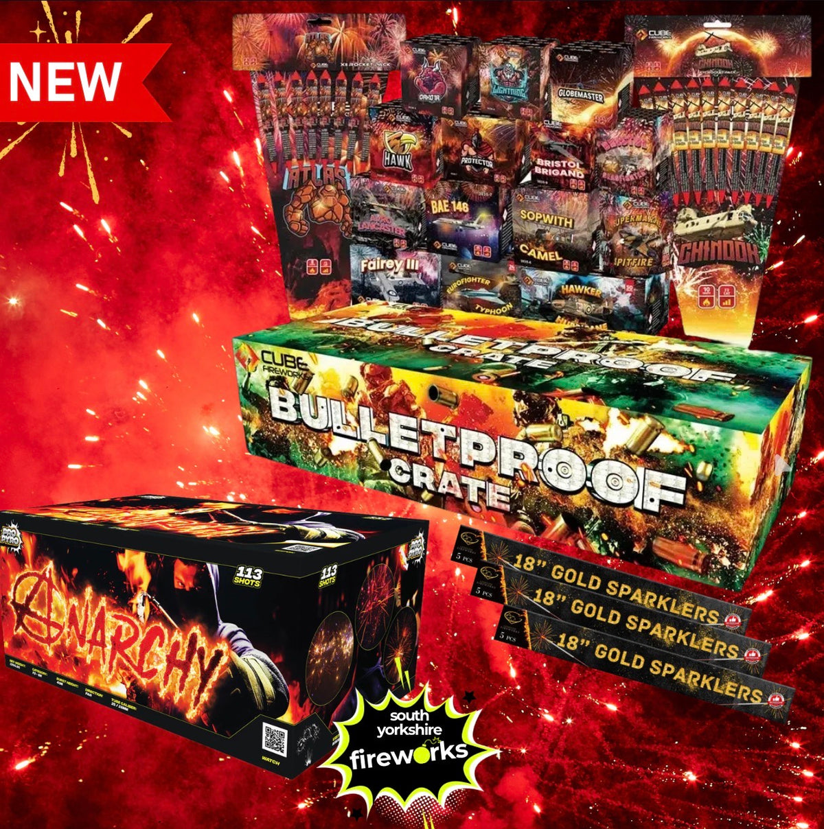 South Yorkshire Fireworks | Bulletproof Display Bundle