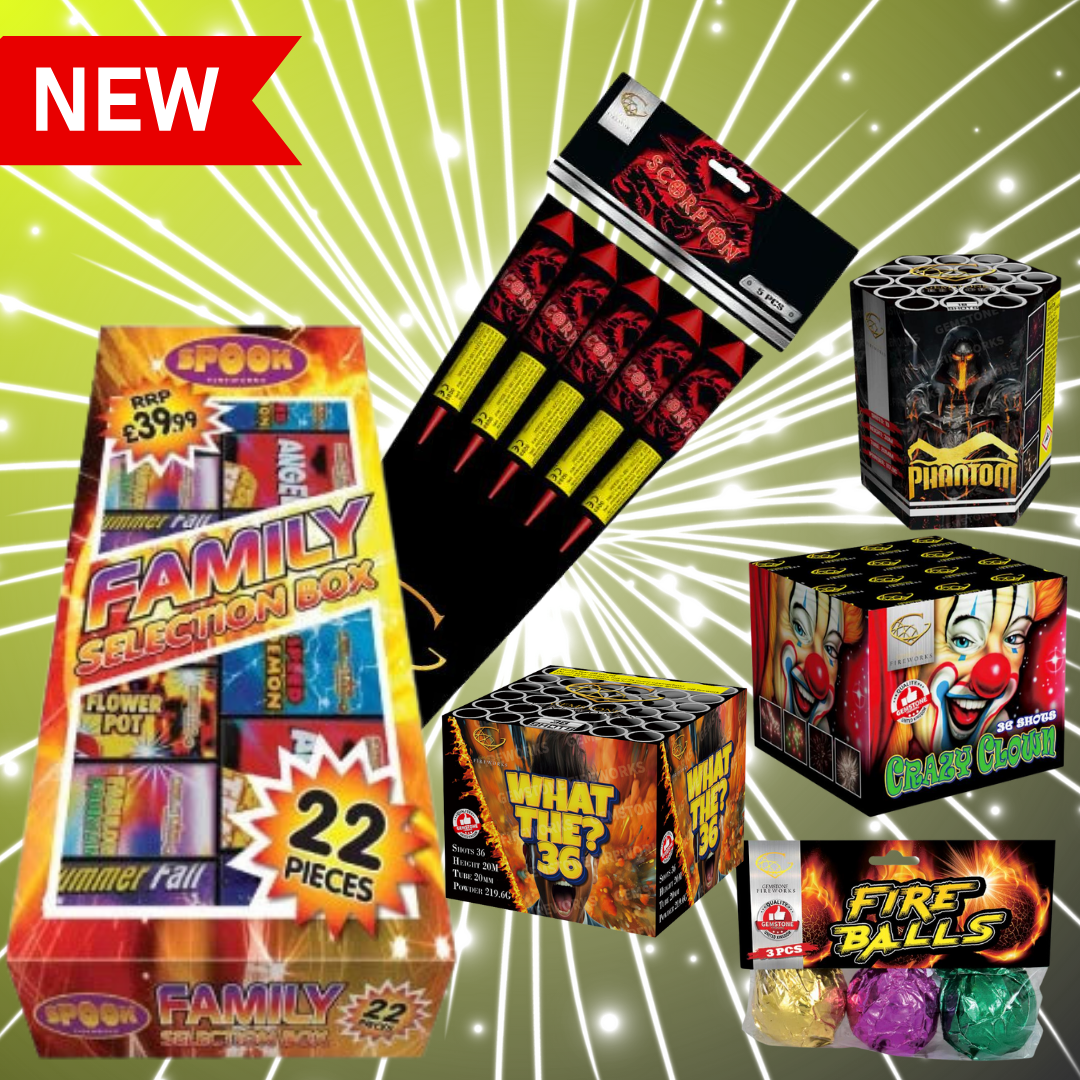 Small Firework Packages Firework Bundles – SOUTH YORKSHIRE FIREWORKS