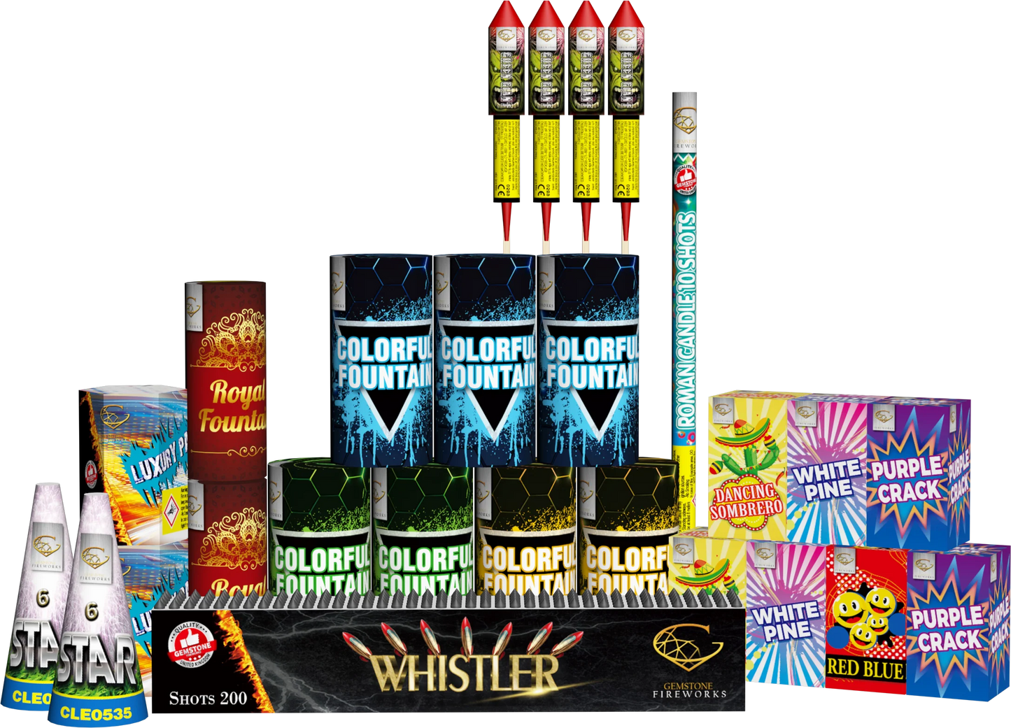 Gemstone Fireworks | Pearls Selection Box