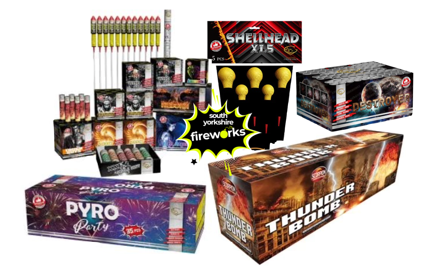 Fireworks South Yorkshire | 'Dooms & Booms' Bundle