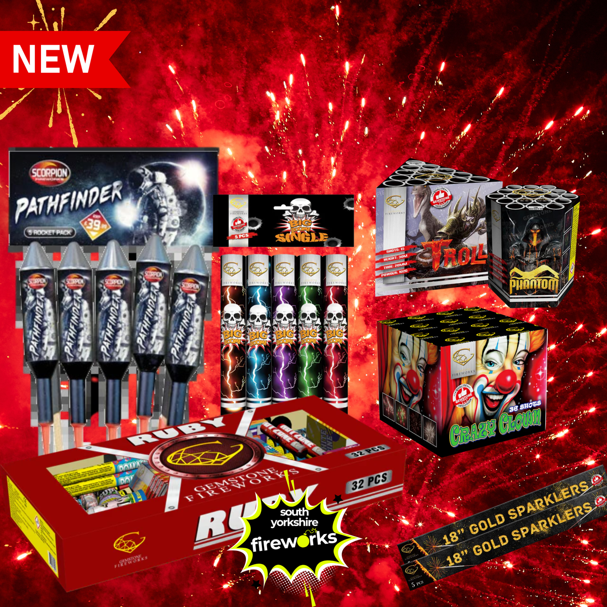 South Yorkshire Fireworks | THE 100 Bundle