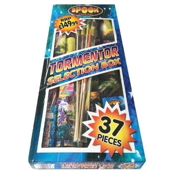 Spook Fireworks | Tormentor 37 Piece Selection Box