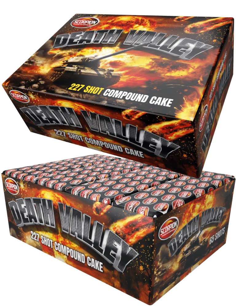 Scorpion Fireworks Death Valley 227 Shot Display Barrage
