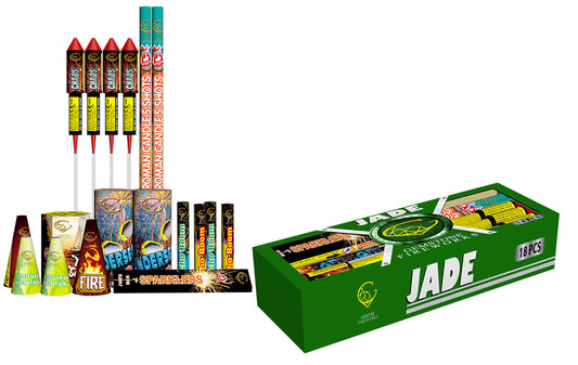 Gemstone Fireworks | Jade Low Noise Selection Box