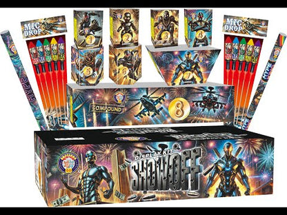 Brothers Pyrotechnics | Showoff 19 Piece Display Crate (540 Shots)