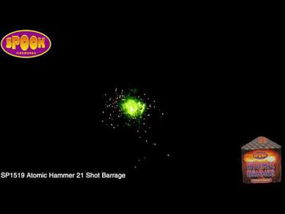 Spook Fireworks | Atomic Hammer 21 Shot Barrage