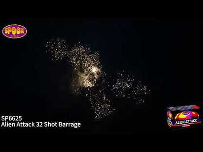Spook Fireworks | Alien Attack 32 Shot Barrage