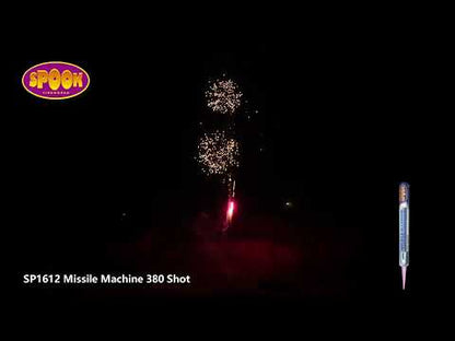 Spook Fireworks Missile Machine 380 Shot Roman Candle
