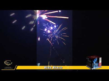 Gemstone Fireworks | Blue Blaze Barrage