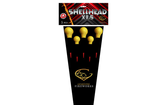 Gemstone Fireworks | Shellhead XL5 Rockets